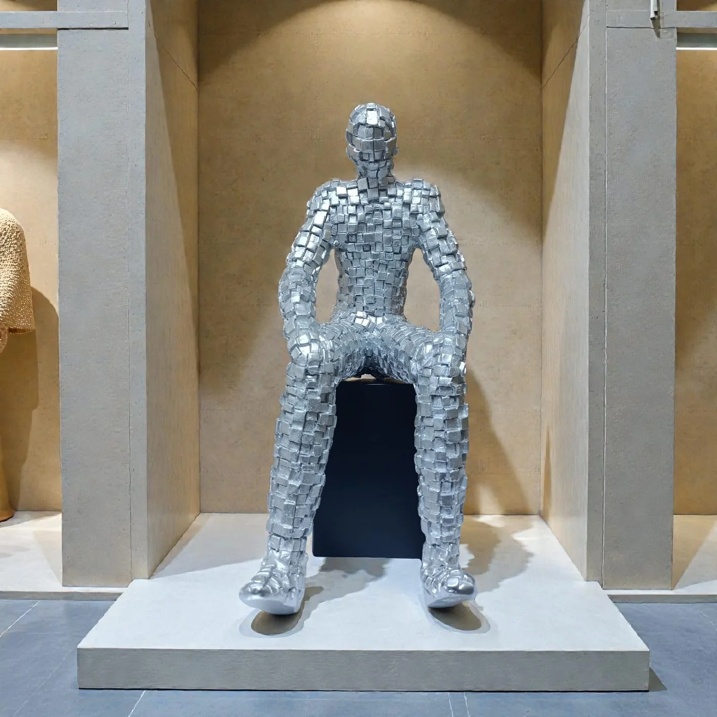 Statue man ( avec support )