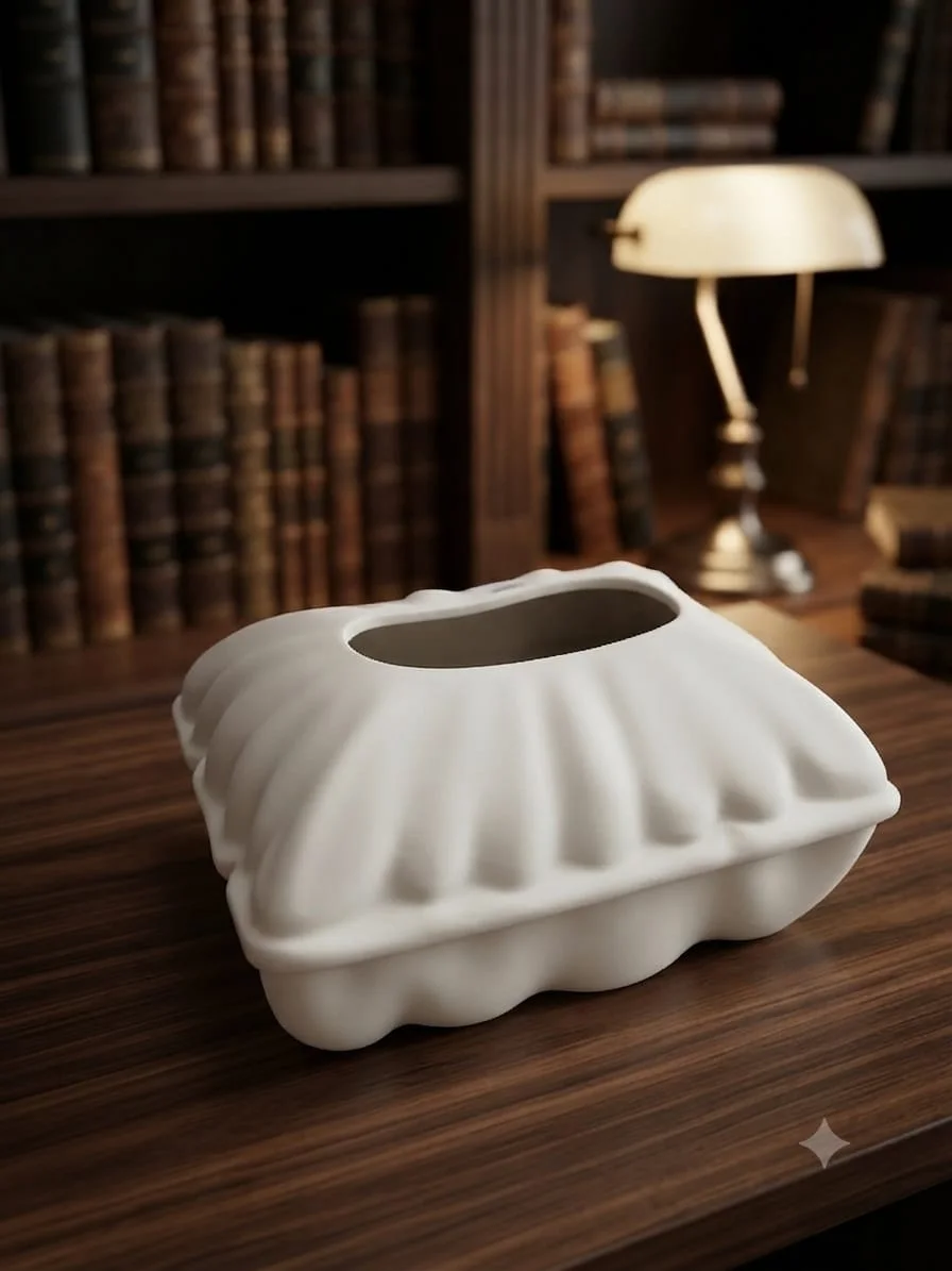 Boîte à mouchoirs en résine