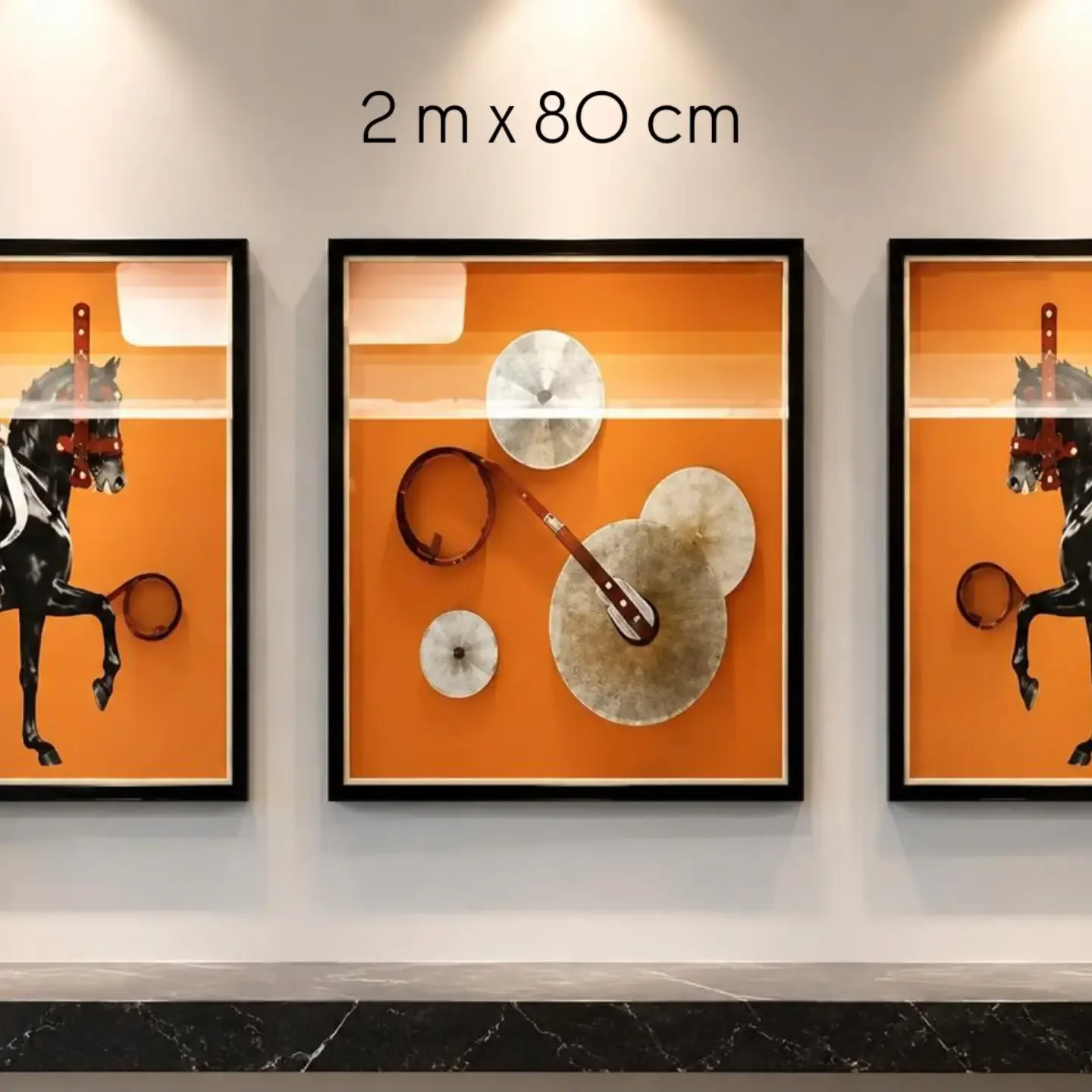 Triptyque Mural Décoratif en Relief – Composition Équipement Sportif (Set de 3)