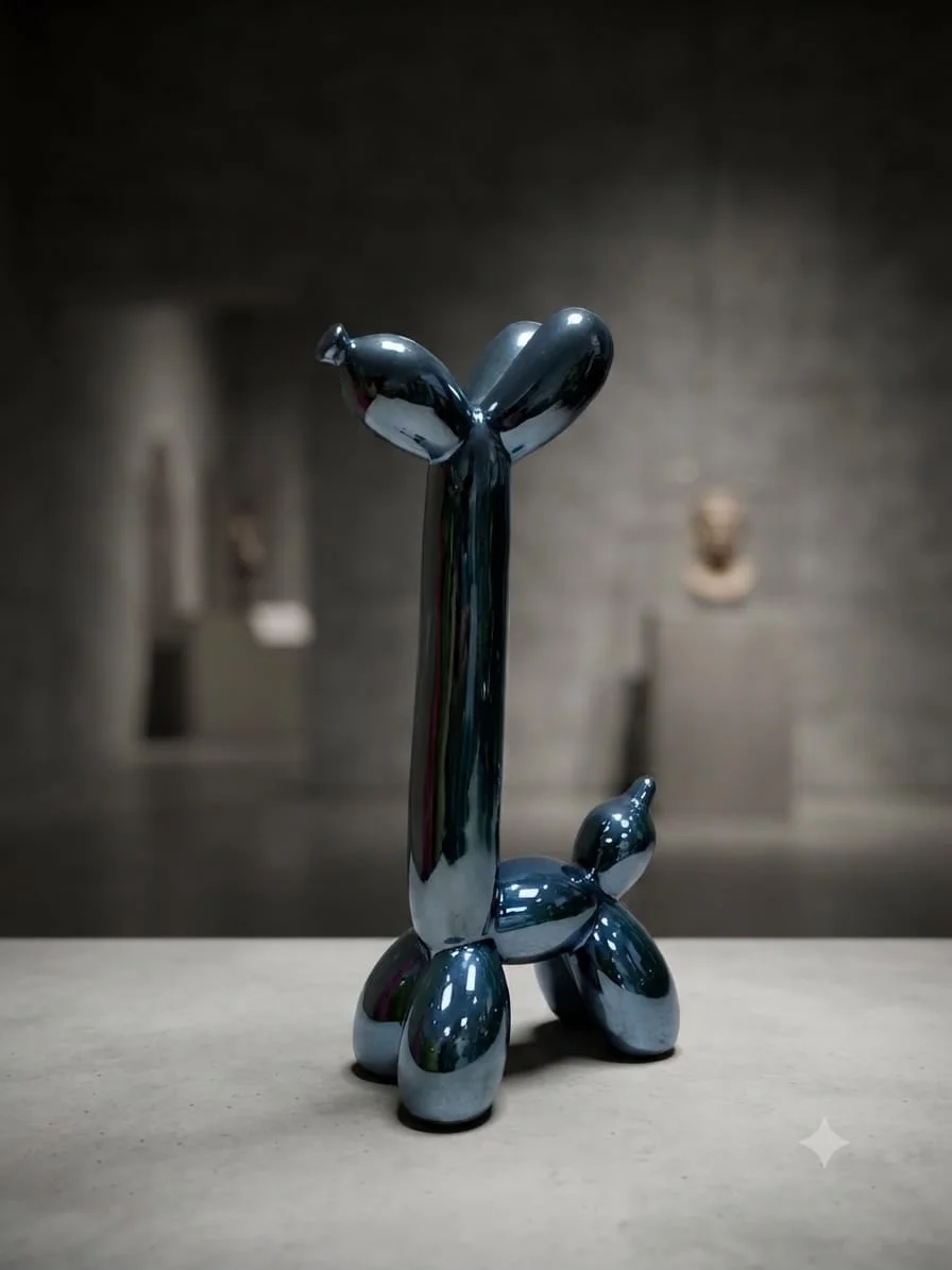 Sculpture Décorative Chien Ballon Pop Art (Style Jeff Koons)