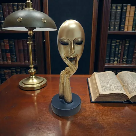 Statu Artiste en résine  28 x 10 cm