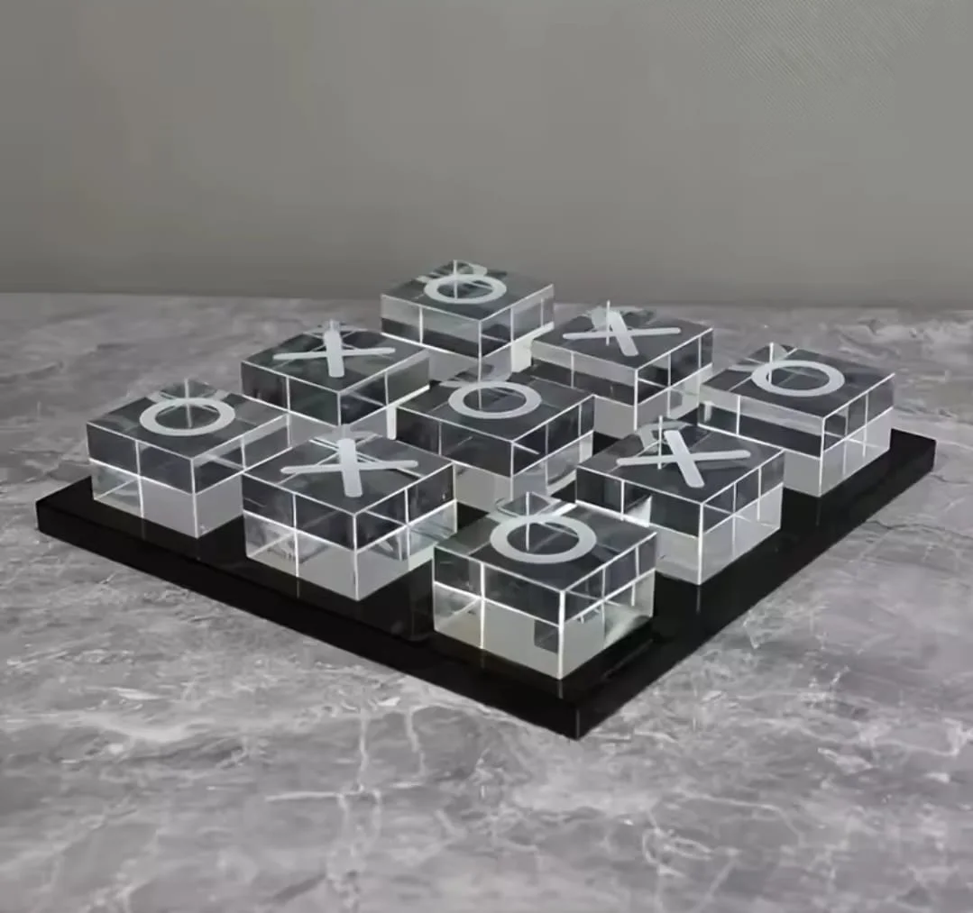 Jeux décoratif Xo Damier Crystal