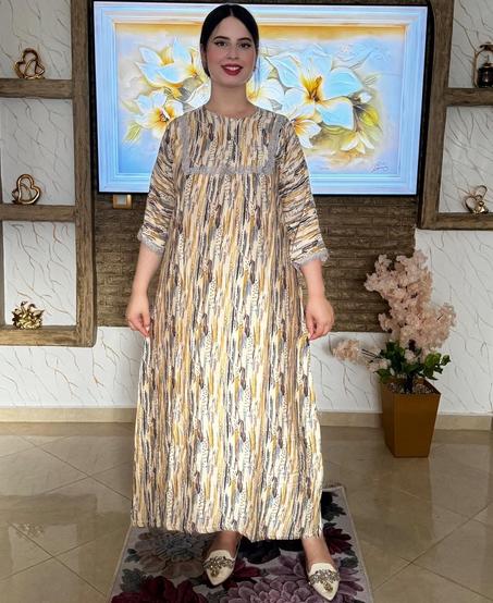 كاندورة توب خيط ساتيني متوفرة بعدة الوان