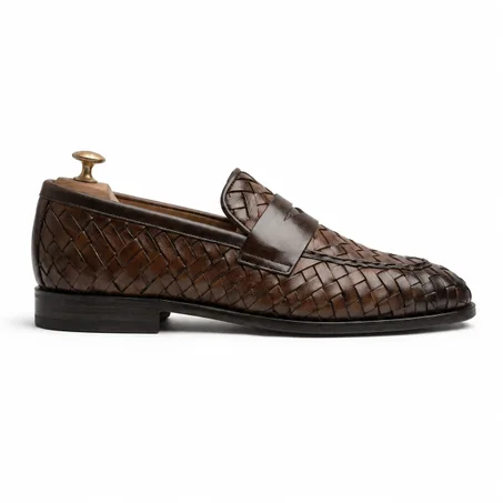 Mocassin Royal Milano en Cuir Tressé