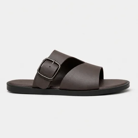Sandales Urbaines Premium en Cuir Marron 2026