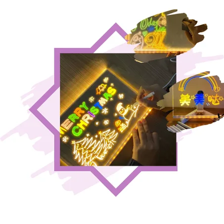 لوحة أكريليك مضيئة