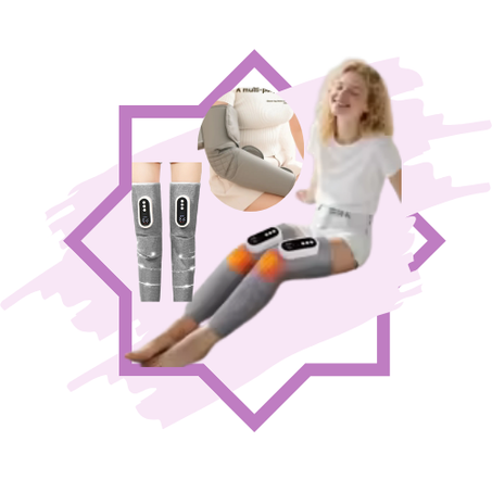 جهاز التدليك الحراري الذكي للساقين والركبتين.