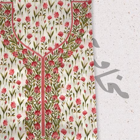 Mukhawar Khuta Al Amber 100% Premium Cotton fabric.  - FG 1583