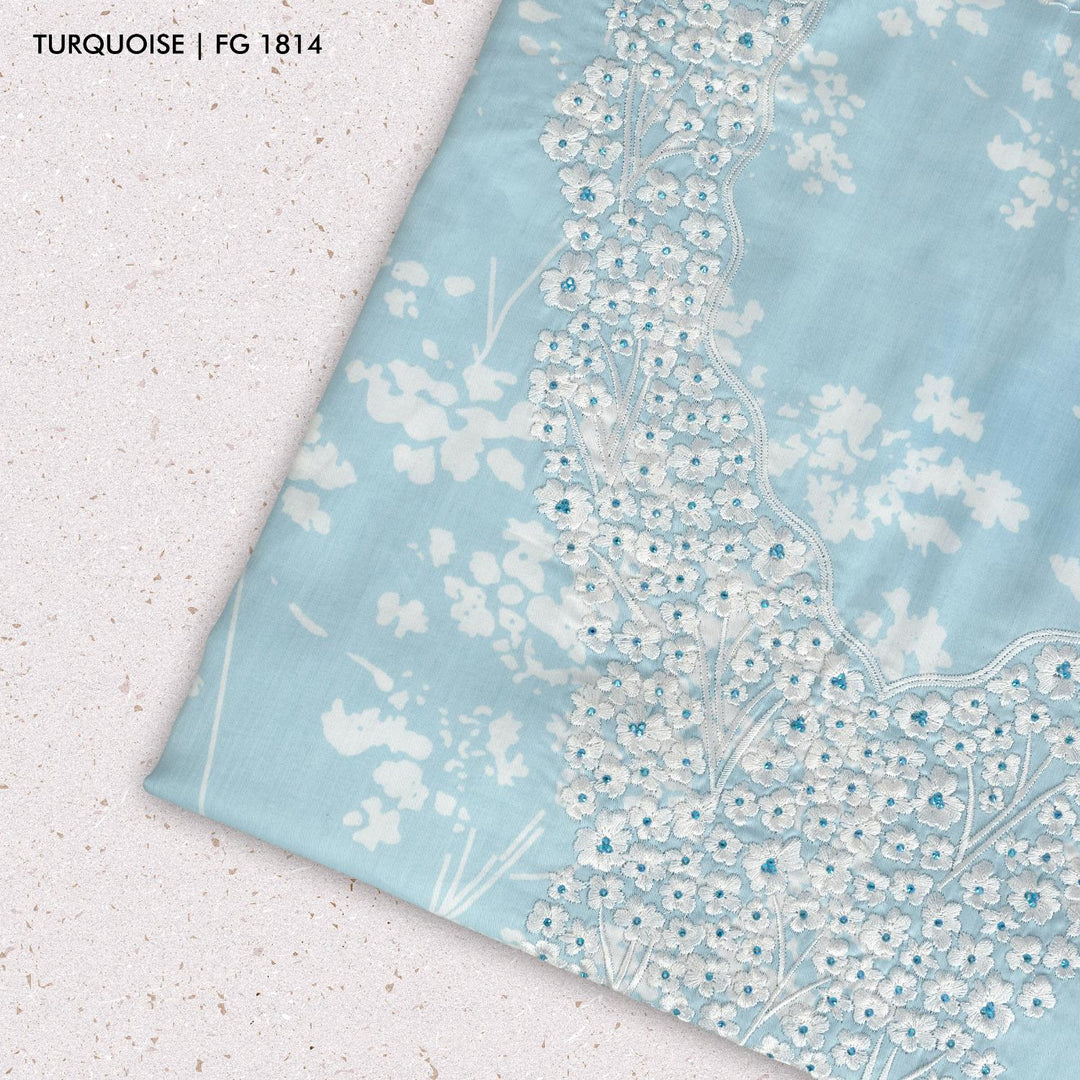 Mukhawar Khuta Al Amber 100% Premium Cotton fabric.  - FG 1814
