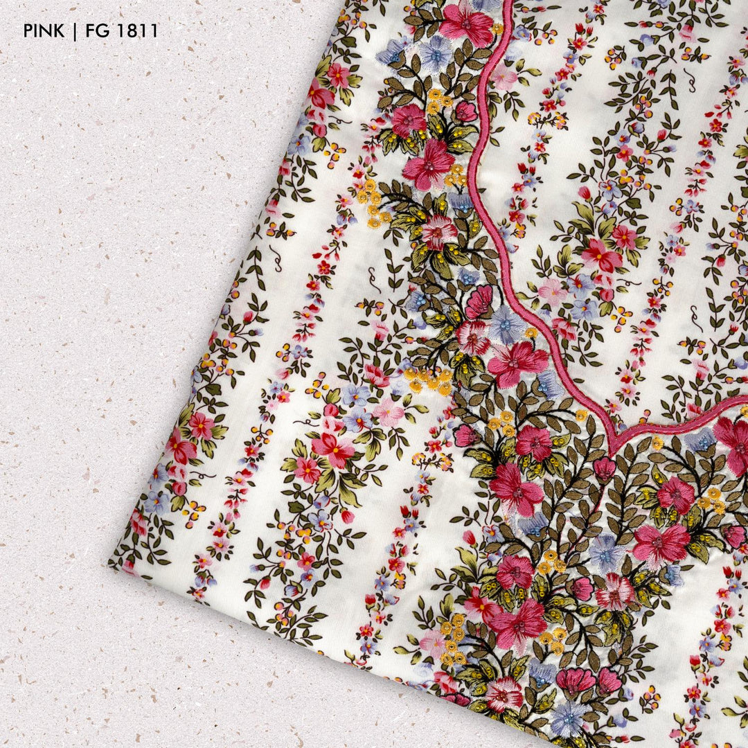 Mukhawar Khuta Al Amber 100% Premium Cotton fabric.  - FG 1811