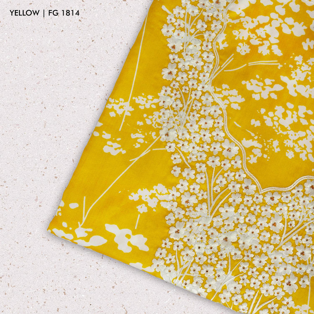 Mukhawar Khuta Al Amber 100% Premium Cotton fabric.  - FG 1814