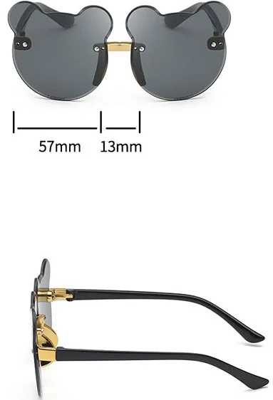 Lunettes de soleil forme ours