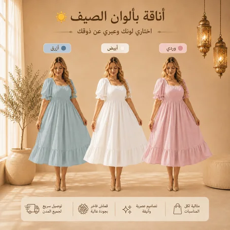 فستان صيفي أنيق