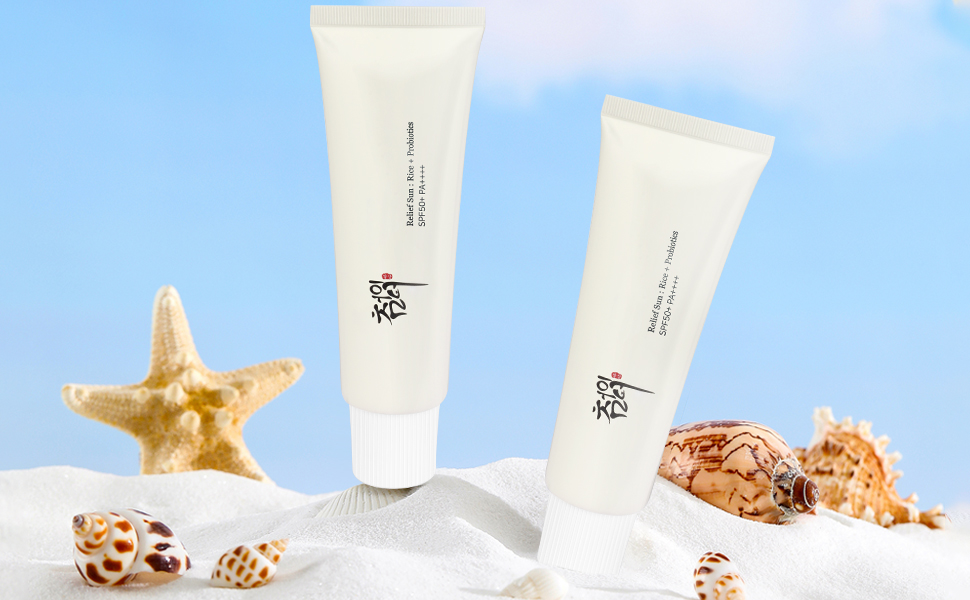 كريم واقي الشمس بيوتي أوف جوسون: الأرز + البروبيوتيك SPF50+ PA++++