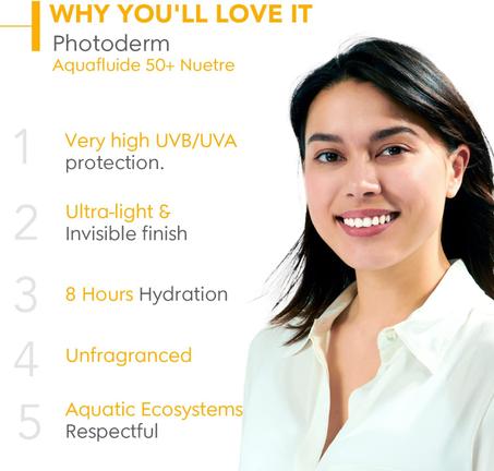 كريم واقي شمسي فوتوديرماكس اكوافلويد بعامل حماية من اشعة الشمس +50 بيوديرما 40 مل 50 SPF عادي الكل