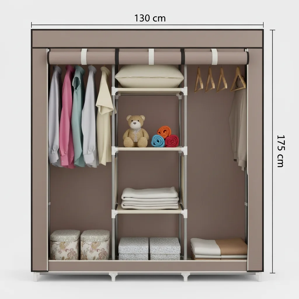 خزانة ملابس قابلة للطي
