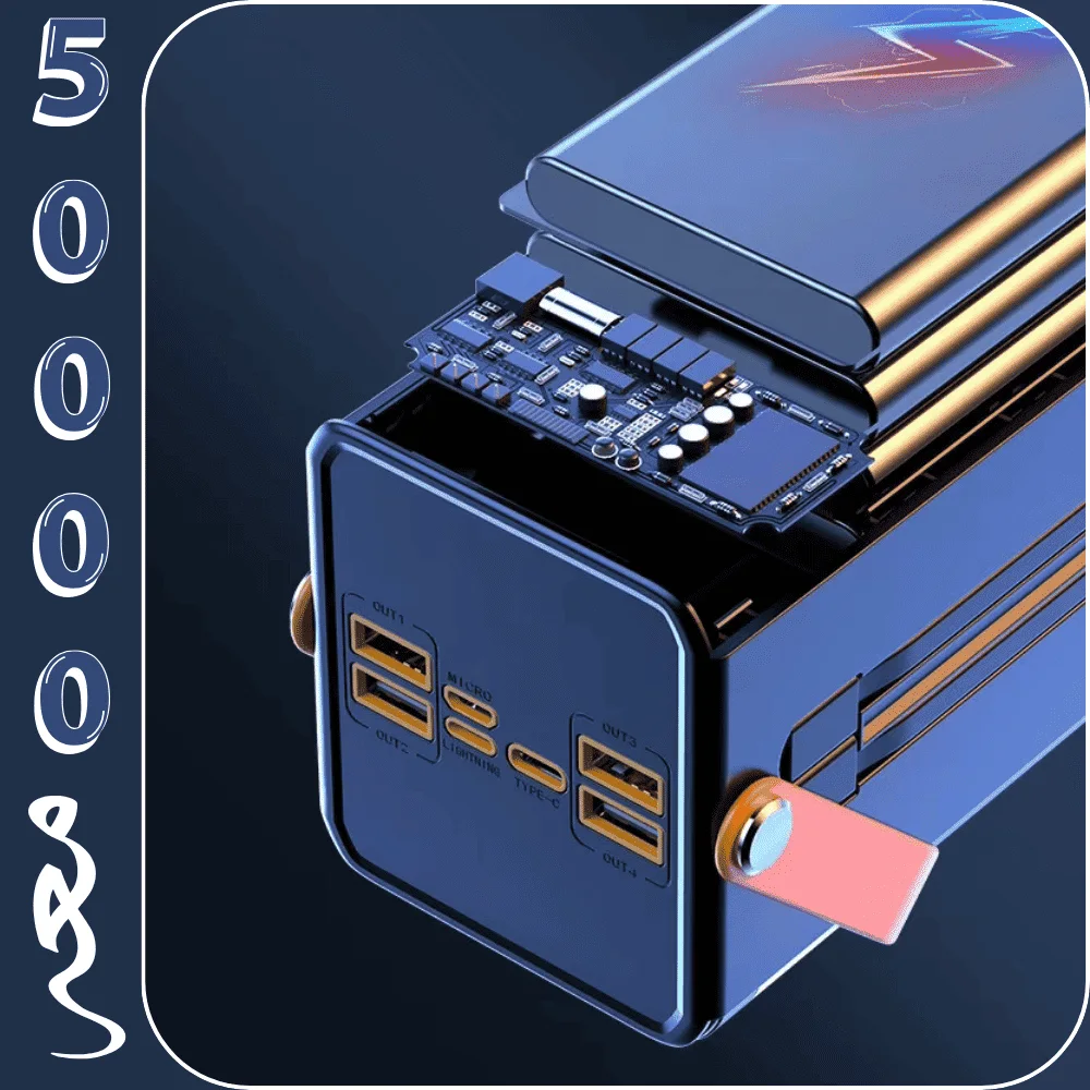 بطارية شحن شمسية 50000 mAh