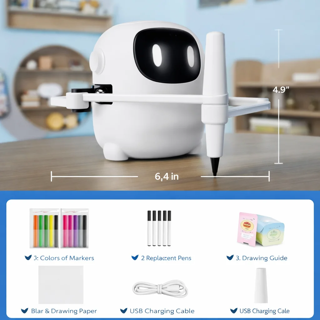 روبوت الرسم للأطفال – لعبة تعليمية ذكية لتطوير الإبداع والتركيز