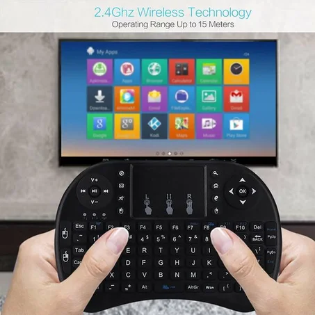 كيبورد لاسلكي ذكي مع Touchpad