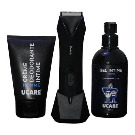 المجموعة كاملة: آلة الحلاقة ومنتجات  Ucare للعناية الشخصية الرجالية