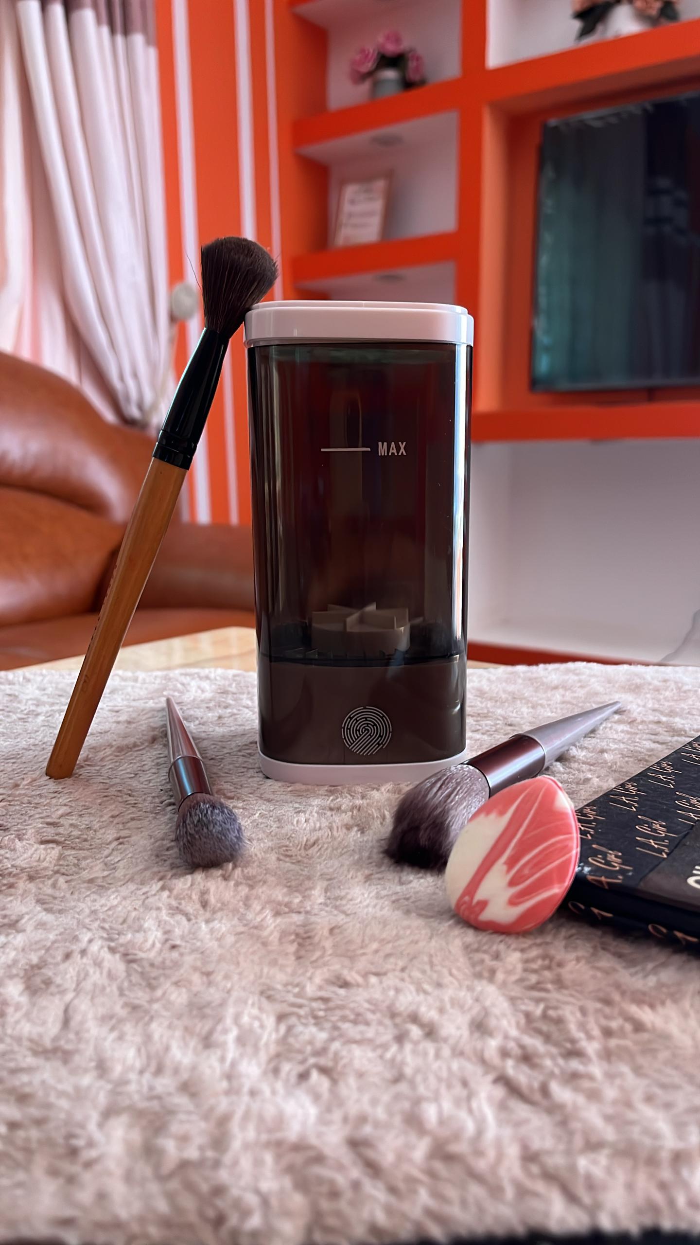 Nettoyeur 3-en-1 pour Pinceaux : Nettoyez et Désinfectez et sécher en  Un Instant !