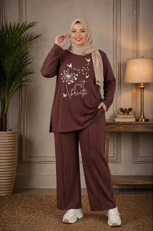 Modèle Jogging " just breathe "