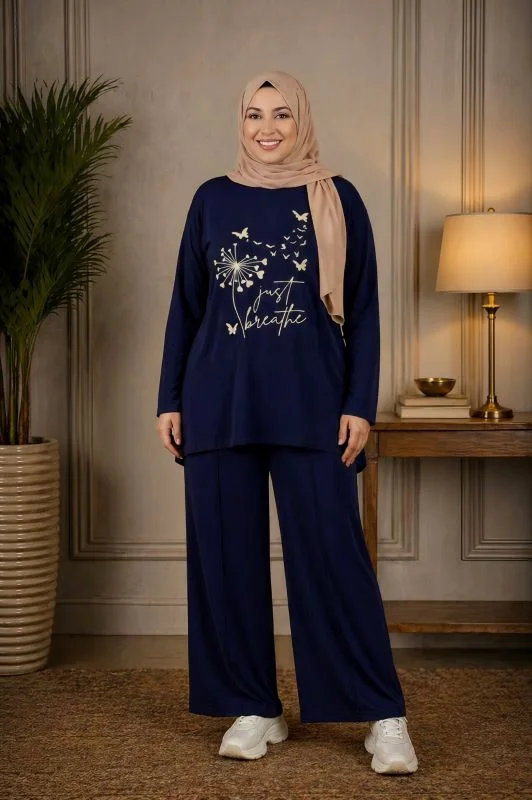 Modèle Jogging " just breathe "
