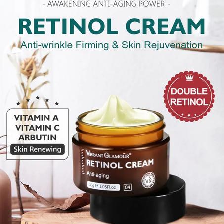 Vibrant Glamour - Retinol Cream, Crème Visage Anti-Âge - 30g