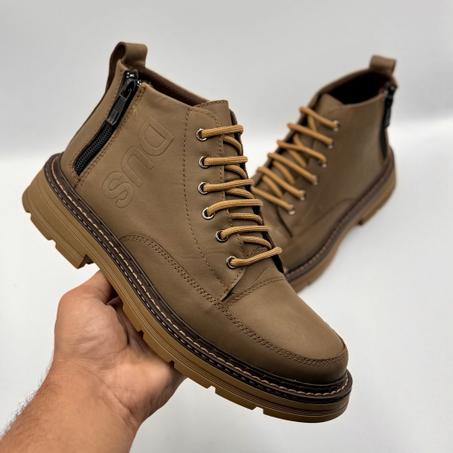 Boots Rock DUS - Importation en cuir véritable Durable