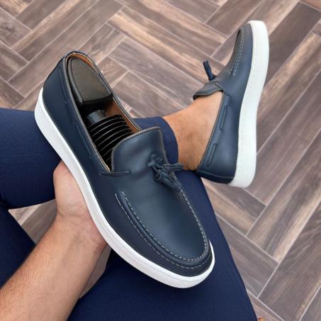 Aid ElAdha Déstockage - Mocassin bateau (Ref TR-F) Cuir originale