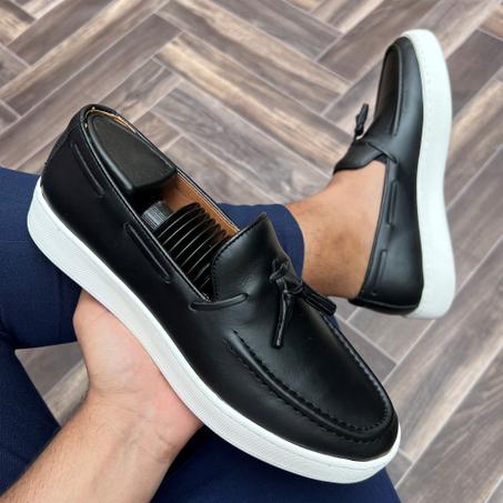 Aid ElAdha Déstockage - Mocassin bateau (Ref TR-F) Cuir originale