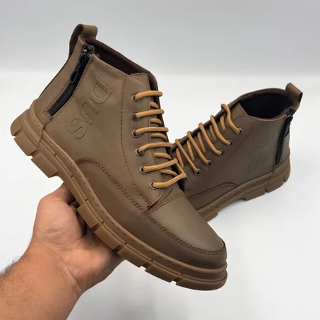 Boots Rock DUS - Importation en cuir véritable Durable