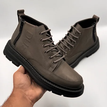 Boots Rock DUS - Importation en cuir véritable Durable