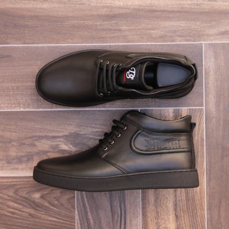 Fin d'année Déstockage -Boots Montant TR-A Cuir حداء شتوي جلد اصلي