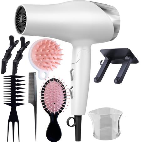 Morfone PCFHT Haartrockner 1000W, klappbar, 9-teilig