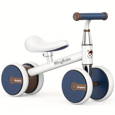 Baby Balance Bike 4 Räder – Erstes Fahrrad für 12–24 Monate, Jungen & Mädchen