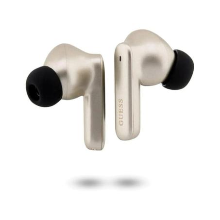 Guess True Wireless Classic BT5.3 TWS – Stilvolle In-Ear Kopfhörer mit Ladecase, kabellosem Laden & elegantem Design in Gold