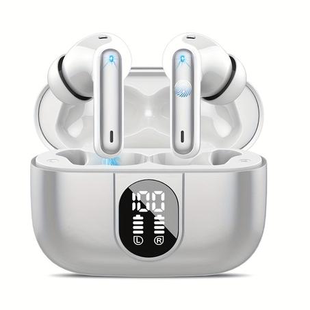 Csasan Bluetooth 5.3 HiFi Sportkopfhörer mit 4 HD Mikrofonen