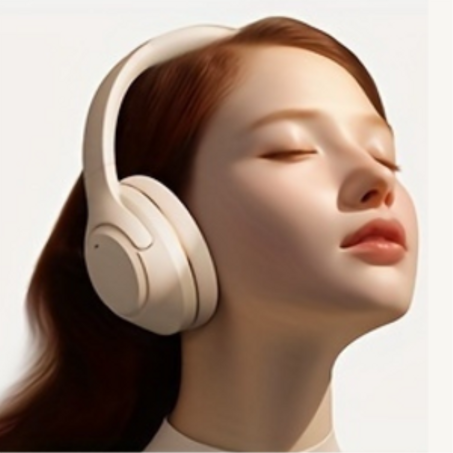 Picun F2 Hybrid ANC Over-Ear Kopfhörer – Kabellos, 50h Spielzeit, Hi-Res Sound & Tiefbass, USB-C, Gaming & Reisen