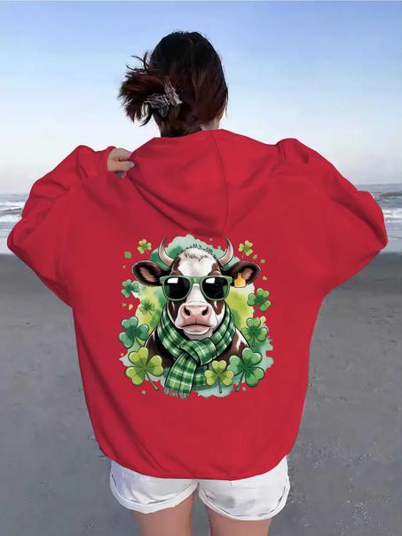Damen Hoodie Chubby Cow