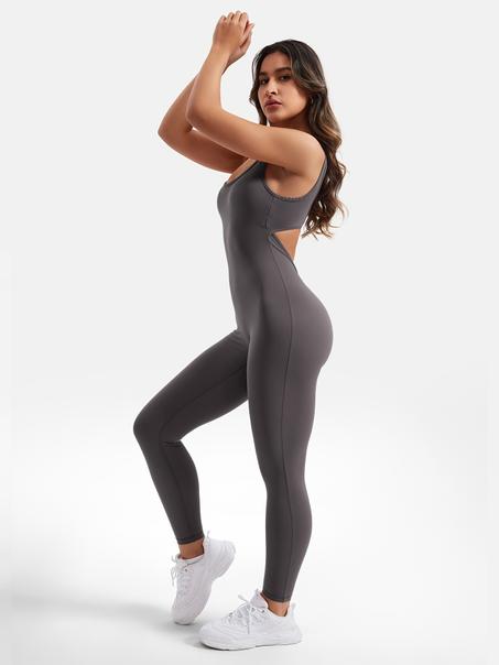 VOYJOY Nahtloser Yoga Jumpsuit Damen