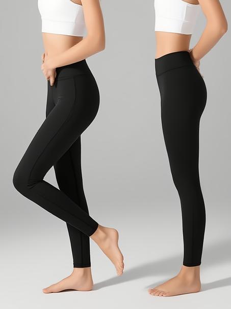 Damen High Waist Leggings 3er Pack