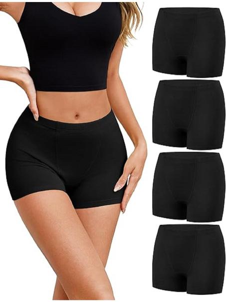 Damen Boxershorts Baumwolle 4er-Pack