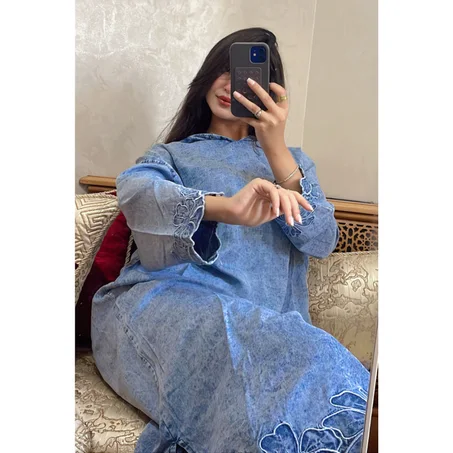 !جلابة جينز التنسيل الصيفية