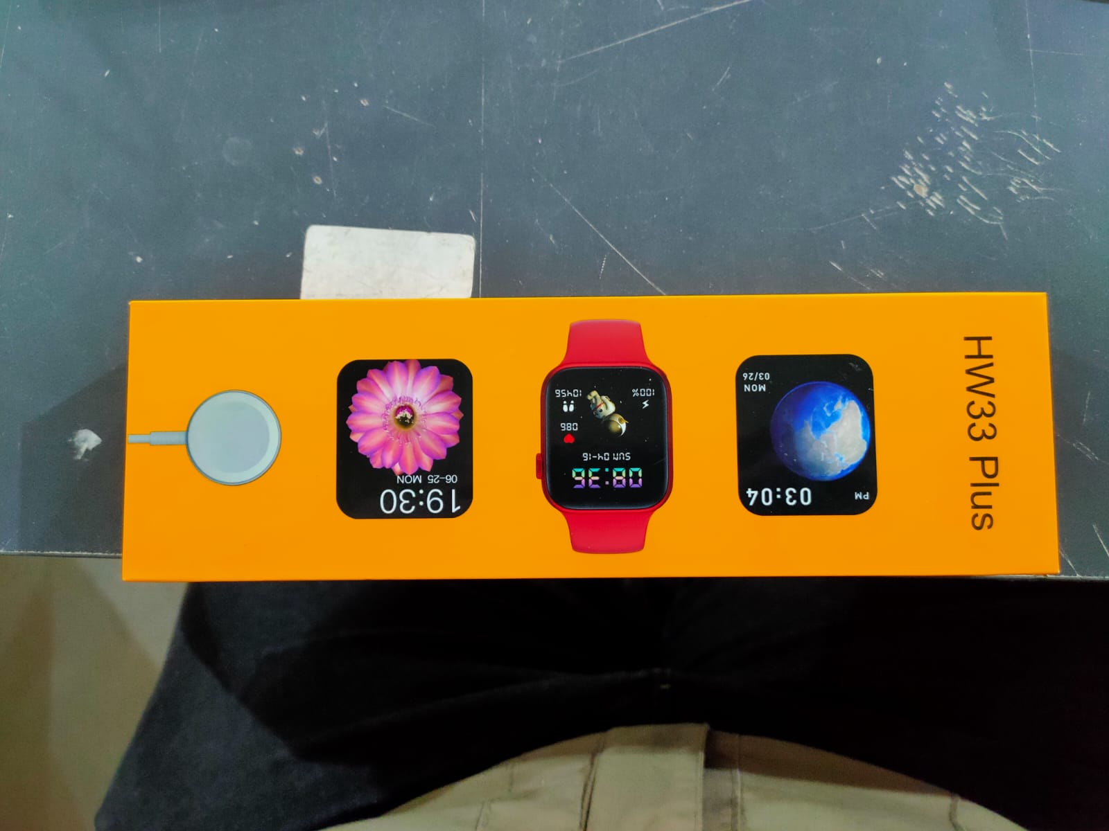 Smart Watch HW33 Plus اللون بينك