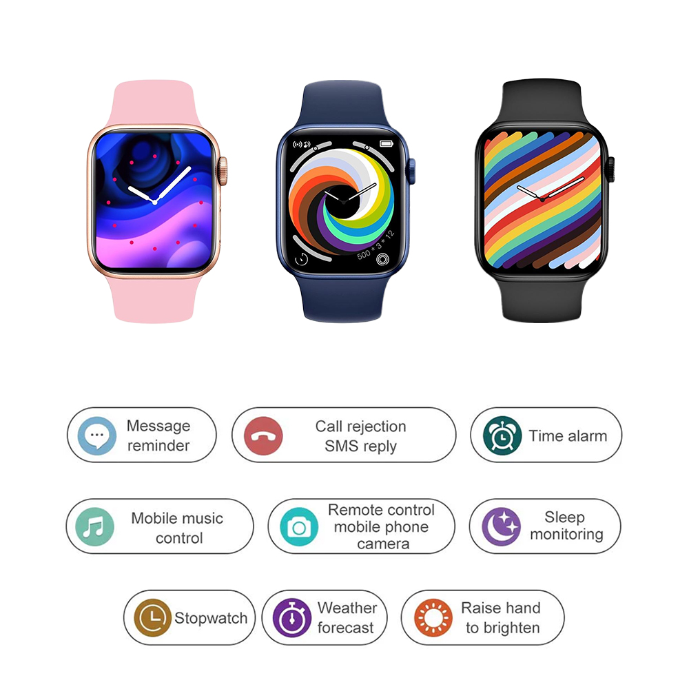 Smart Watch T200 plus اللون اسود