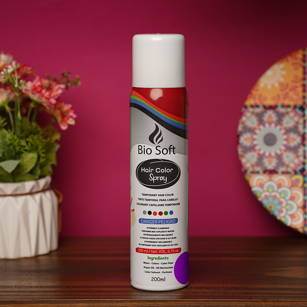 سبراي صبغة الشعر المؤقت Bio Soft
