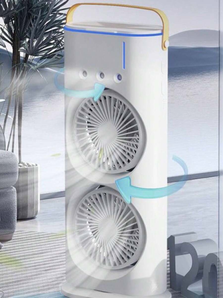 • مروحة و فواحة Double Fan الترند