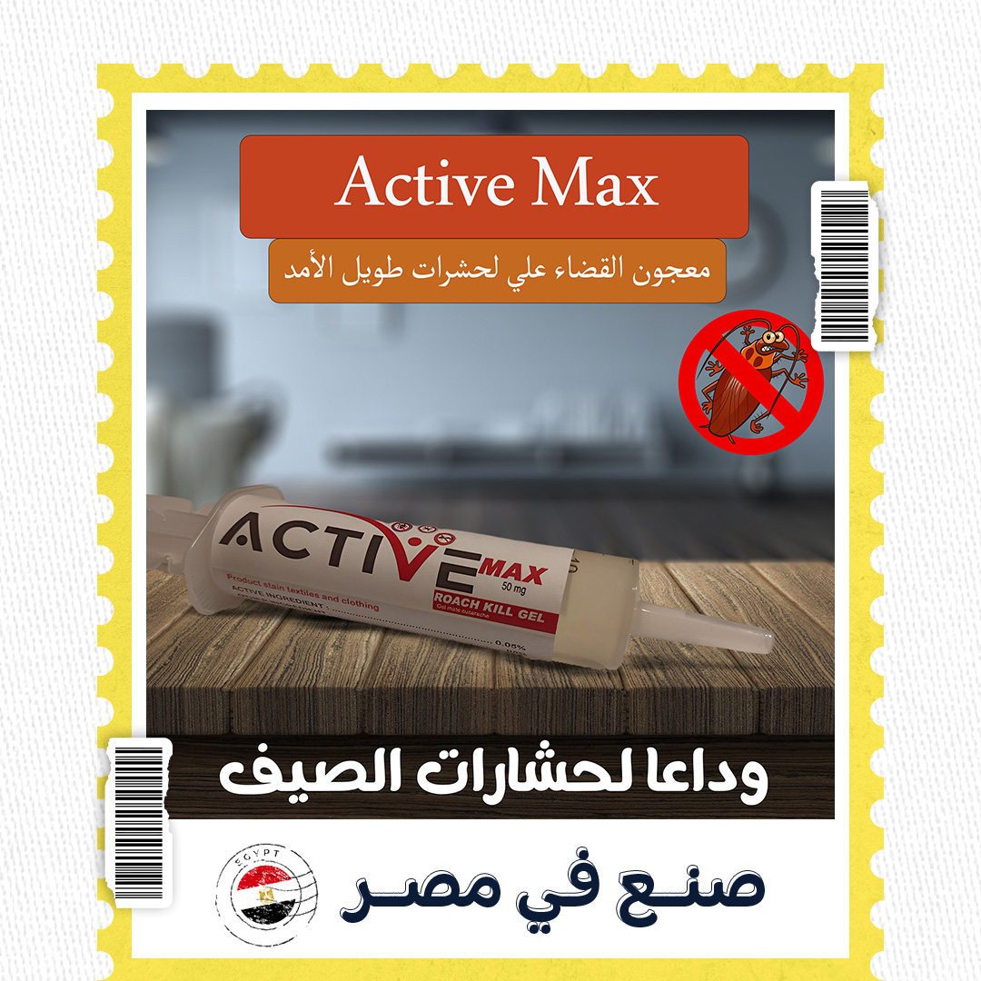 Active Max معجون القضاء علي لحشرات طويل الأمد