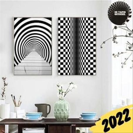 Tableaux muraux en vortex illusion 3D